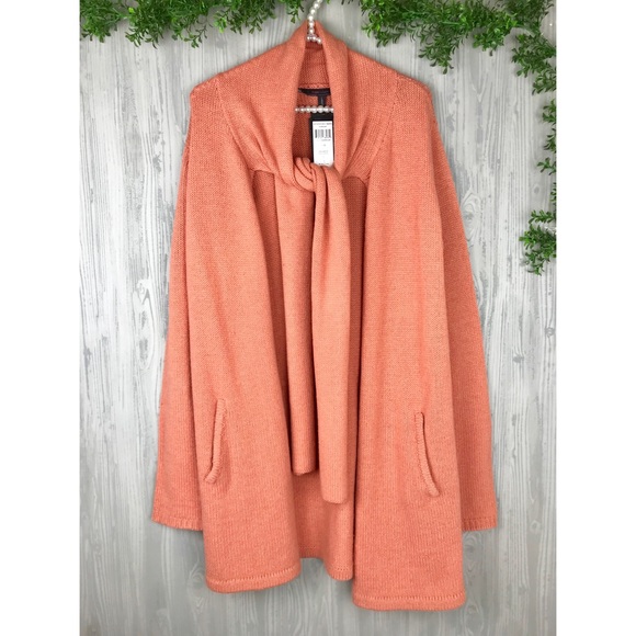 BCBGMaxAzria Sweaters - BCBGMAxAzria scarf detail cardigan